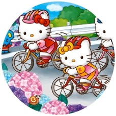 KMDR Disc vafa Hello Kitty pe bicicleta D20cm